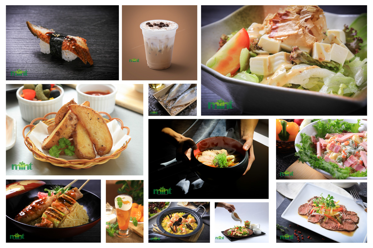 Chụp hình menu quảng cáo nhà hàng chuyên nghiệp giá rẻ