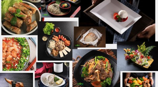 Chụp ảnh món ăn có background (phông nền)