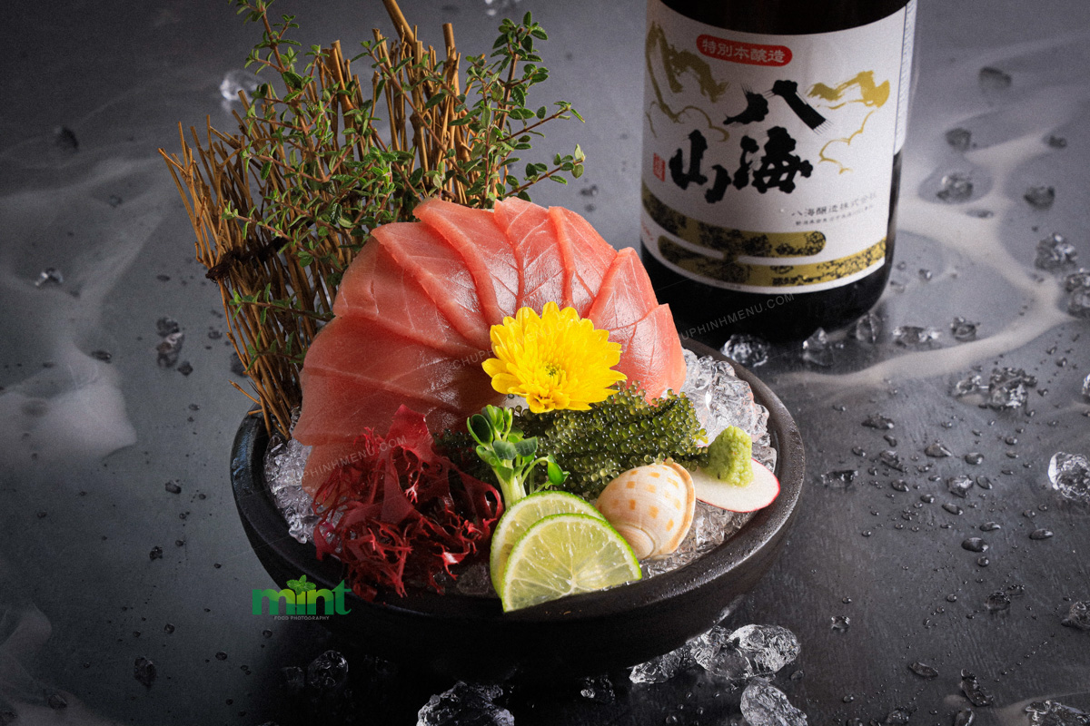 Chụp hình món ăn nhà hàng Nhật Bản Misato Sushi Cần Thơ