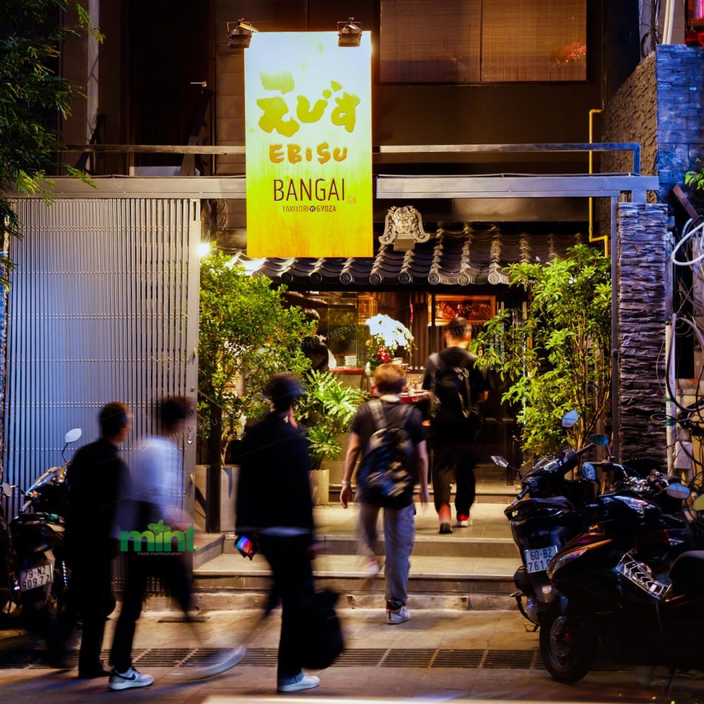 Chụp ảnh menu nhà hàng EBISU Bangai